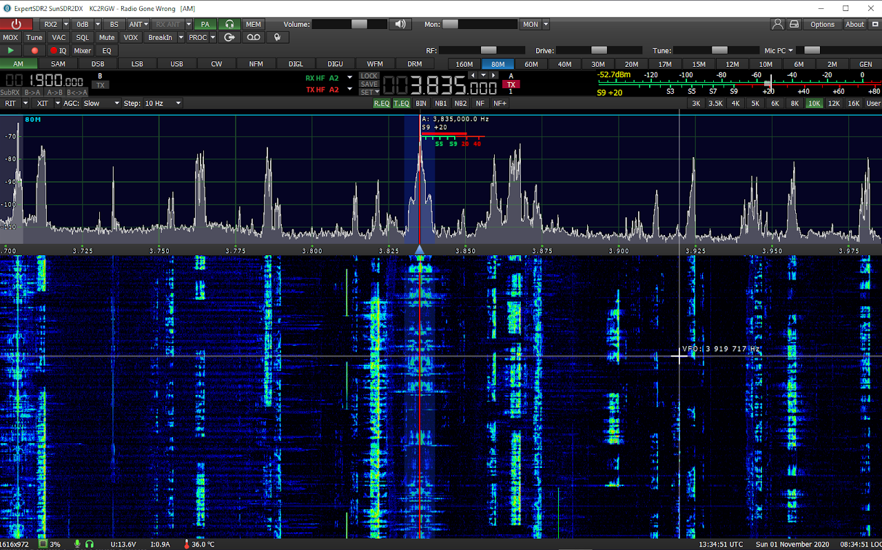 ExpertSDR2 for the SunSDR2 DX on Linux