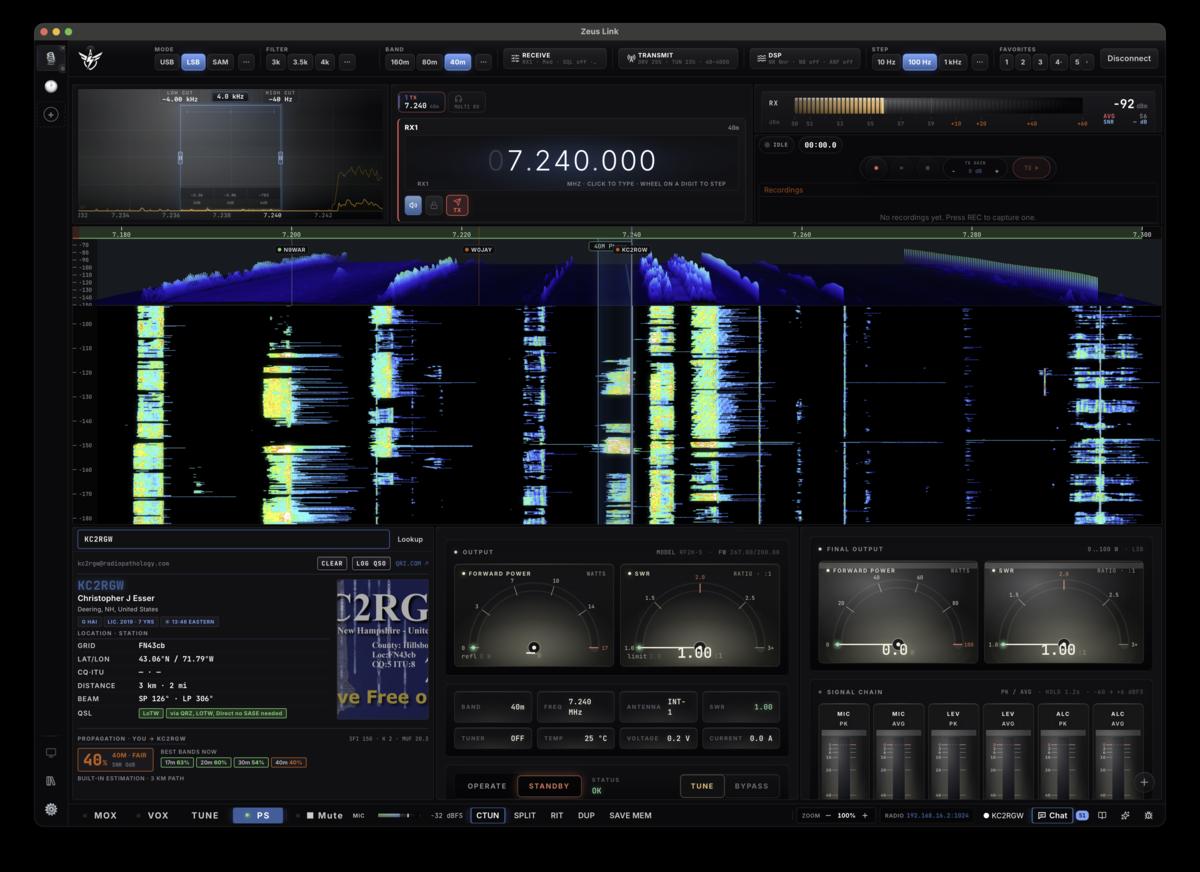 zeus SDR software